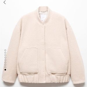 Mango oversized bomber jacket